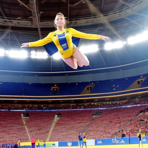 乌克兰体操选手又飞向世界：创造女子跳马纪录！